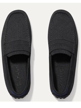Rothy's Driving Black Slip On Loafers